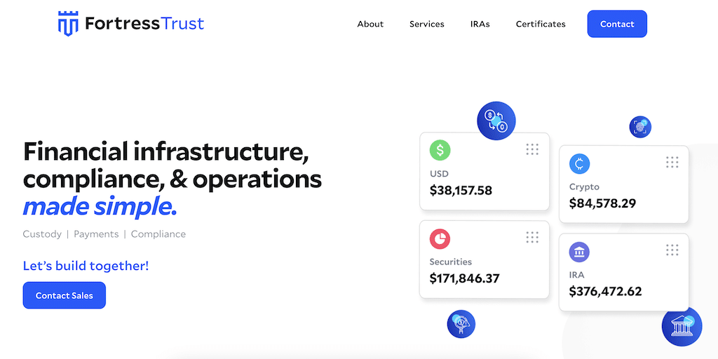 Fortress Trust homepage Fortress Trust homepage
